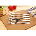 thumbnail image 3 of Crab Stainless Steel Forks,Escargot Forks 2 Prong Tasting Appetizer Forks Portable Cocktail Salad Fruit Forks for Party Travel,5 Inches (10Pcs), 3 of 5