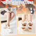 thumbnail image 5 of Calcetines peludos para mujer, calcetines suaves y esponjosos con bonitos animales, calcetines cálidos para dormir, regalo de Navidad para niñas, 5 of 5