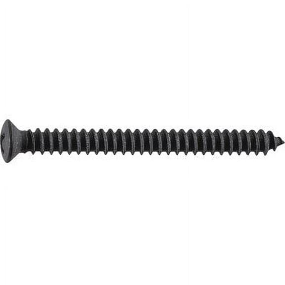 Auveco # 23629 Phillips Oval Head Tapping Screw #10 X 2" - Black. Qty 100.