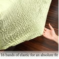 thumbnail image 4 of BedTite 300 Thread Count Cotton 4-Piece King Sheet Set - Sage, 4 of 7
