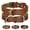Brown, variant on Didog Soft Leather Dog Collar Heavy Duty Durable Brass Buckle for Small to Large Dogs