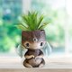 thumbnail image 3 of Home Garden Casual Art Flowerpot Cartoon Three Eyes Elf Patchwork Craft Potted Pot Ornament (Style B, 11 cm*11 cm*15 cm), 3 of 5