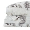 thumbnail image 6 of Great Bay Home Printed Velvet Plush 4-Piece Sheet Set (Full, North Pole Polar Bears), 6 of 6