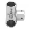 thumbnail image 4 of 3 Way Corner Pipe Fitting, 316 Stainless Steel 1 Inch Tube Connector Side Outlet Elbow For Civil Construction, Machinery Manufacturing, 4 of 7