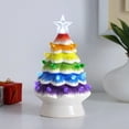 thumbnail image 2 of Mr. Christmas 7 in. Nostalgic Ceramic Tree - Rainbow, 2 of 4