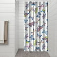 thumbnail image 3 of Fantasy Watercolor Butterfly Shower Curtain Waterproof Bathroom Curtain 36x72 Inches Artistic Design Machine Washable Quick Dry Includes Hooks, 3 of 5