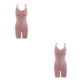 thumbnail image 3 of Soidarity Body Body Ropa interior Control Corsés Butt Lifter Undershirt Corrective Shapers Slimmer Lady Belly Sheath Red Bean Color de frijol rojo 2Conjunto, 3 of 6