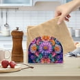 thumbnail image 2 of Yayeee Napkin Holder for Table Kitchen Paper Tissue Organization, Light Purple Flowers, 2 of 8