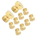 thumbnail image 2 of relayinert 10pcs Copper Brass Jet Nozzles Hexagon Reliable For Burner Parts Widely Used Suitable For 1Set, 2 of 6