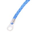 thumbnail image 4 of Powkky Trailer Winch Rope 6mmx15m/ 1/4inx50ft Nylon Blue Wear Resistant Replacement for ARB SUVs Trucks UTVs, 4 of 10