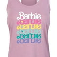 thumbnail image 3 of Barbie - Easter - Colorful Logo - Women's Racerback Tank Top, 3 of 5