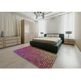 thumbnail image 5 of Ahgly Company Machine Washable Indoor Square Transitional Purple Pink Area Rugs, 6' Square, 5 of 7