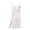 White, variant on Xijirk Women's Spaghetti Strap Nightgown with Built-In Shelf Bra Mid-Length Dress for Sleep & Lounging,L