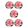 thumbnail image 1 of Redempat 1/2/3/5 EVA Artificial Lotus Solid Color Decorative Vivid Lifelike Simulation Park Pond Landscaping Fake Water Flower Light Pink 5PCS, 1 of 6