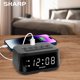 thumbnail image 5 of Reloj despertador digital Sharp SPC235ABAMZ con carga rápida USB 2A, 5 of 5
