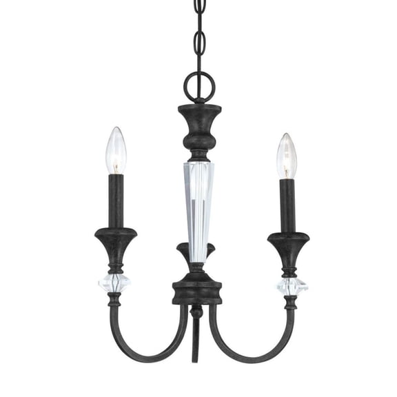 26733-MBS Craftmade Lighting Boulevard - Three Light Chandelier - 14 inches wide by 18 inches high     -Traditional Installation