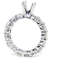 thumbnail image 3 of Pompeii 4ct HUGE Real Diamond Eternity Ring Setting Mount (G/H,I1), 3 of 3