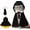 Yellow Small, variant on Pet Halloween Wizard Cape Costume for Cats and Small Dogs with Breathable Fabric