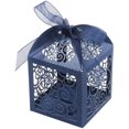 thumbnail image 1 of KPOSIYA Paquete de 70 cajas de regalo de boda, cajas cortadas con láser, cajas de regalo pequeñas, cajas de dulces de encaje para bodas, despedidas de soltera, baby shower, fiesta de cumpleaños, anive, 1 of 5