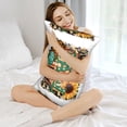 thumbnail image 3 of Bingfone Happy Fall Y'All Print Satin Pillowcase for Hair - Standard Size with Zipper Silky & Soft Pillow Covers,20x30 Inches-No pillow core, 3 of 6