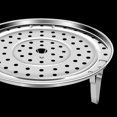 thumbnail image 4 of 1 Pack Stainless Steel Steamer Rack Stand Thicken Pressure Cooker Canning Racks with Detachable Legs for Stock Pot Steaming Tray Pans (8.5inch), 4 of 7