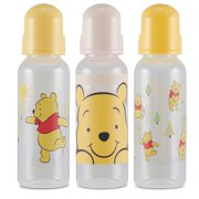 BABY BOTTLE SET 3 - BOYS 243 - DISNEY WINNIE POOH SKIN - GIRLS - 9 oz BPA FREE