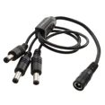 thumbnail image 2 of 2-Pack Dc Power Splitter Cable 1-Female/3-Male For Security Cameras & More, 2 of 4