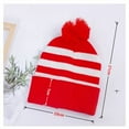 thumbnail image 3 of Qepwscx Adults Unisex Knit Christmas Hat, Festive Party Christmas Supplies, 3 of 5