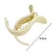 thumbnail image 6 of Mosey Women Solid Color Retro Hair Claw Clip Frosted Meatball Head Fixed Hairpin Ponytail Clip Hair Styling Tools Hair Accessories, 6 of 8