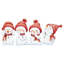 Qocolhg Christmas Window Clings Snowman Window Decals Christmas Snowflake Stickers Winter Window Glass Decor for Kids Christmas Holiday Party Decorations Christmas Decorations Clearance