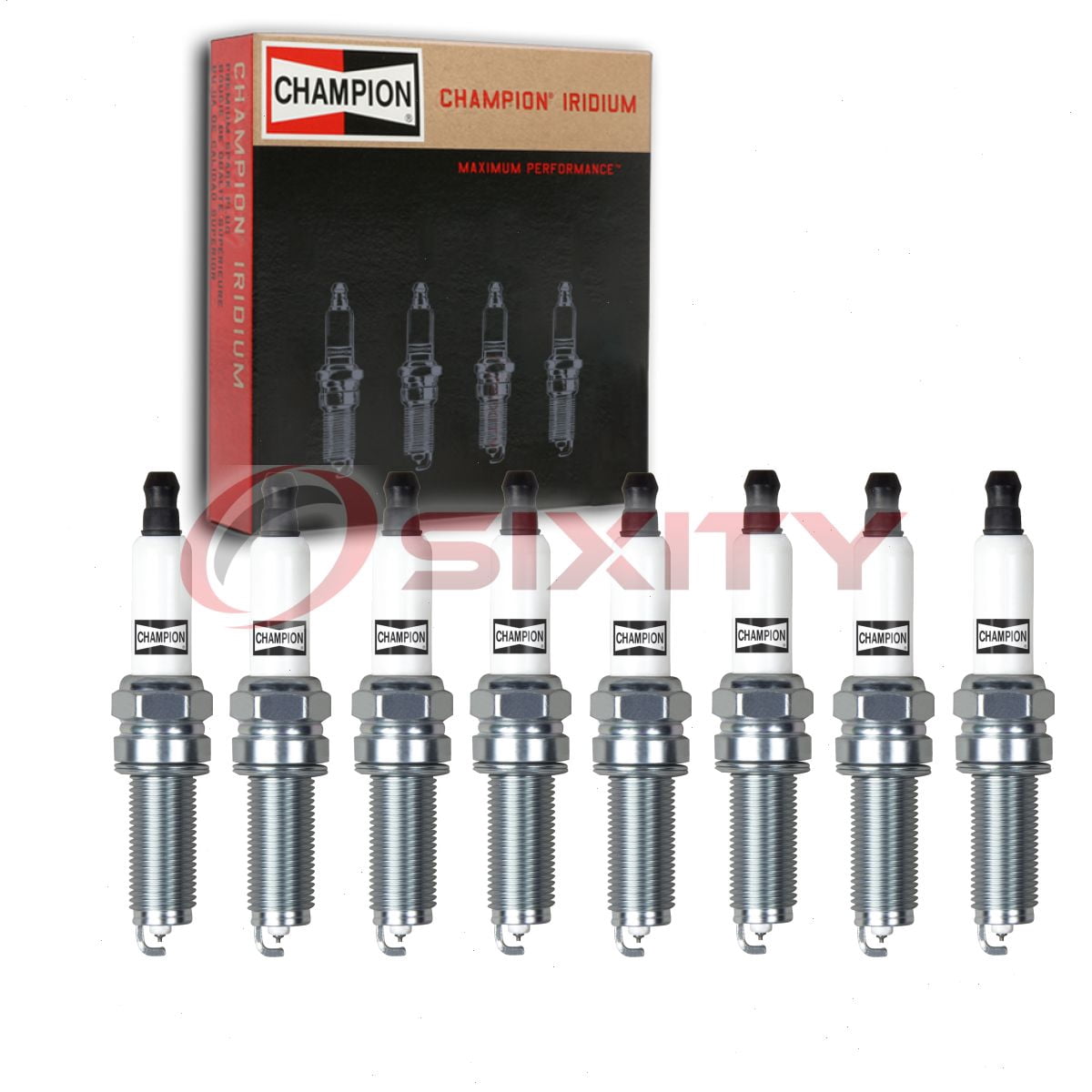 8 pc Champion 9407 Iridium Spark Plugs for 12290-R70-A01 12290-R70-A02 12290-R71-L01 DILZKR7A11G ILZKR7B11 ILZKR7B11S RER8ZWYCB4 Ignition Wire Secondary