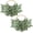 Eucalyptus Style#3, variant on Spring Wreath 10" Artificial Floral Bead Eucalyptus Leaves Peony Hydrangea Wreath for Front Door Boho Wall Decor 2 Pack - Orange