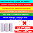 thumbnail image 4 of C19 Printer Portable Thermal Printer Photo Pocket Thermal Label Printer 58mm Printing Wireless Bluetooth Android IOS, 4 of 6