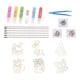 thumbnail image 5 of Kit de pintura de cristal para manualidades y manualidades, kit de pintura de cristal para decoración de grafitis. Navidad, 5 of 7