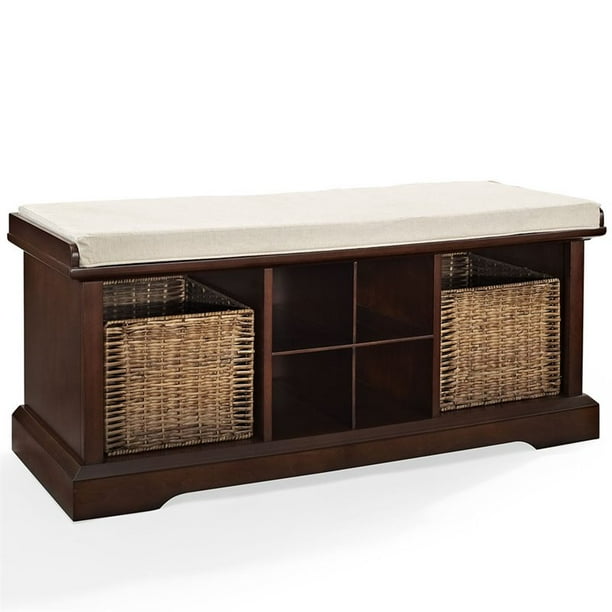 Crosley Furniture Brennan Entryway Storage Bench, Multiple Colors