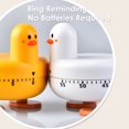 thumbnail image 4 of Yeacher Kitchen Mechanical Timer Students Mini Lovely Duck Appearance Rotatable Time Reminder, 4 of 7