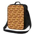 thumbnail image 1 of Disketp Dachshund Dog Puppy Bolsa Térmica Estampada para Almuerzo, Lonchera para Hombres y Mujeres Adultos, 1 of 7
