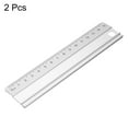 thumbnail image 3 of 2pcs Uxcell Cutting Ruler 15cm Metric Aluminum Alloy Straight Ruler Non-Slip Ruler, 3 of 7