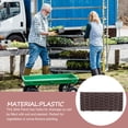 thumbnail image 4 of TEHAUX Coffee Plastic Garden Bed Side Panel for Patio Box and Vegetable Planting with Reusable Design, 4 of 5