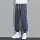 thumbnail image 4 of Pantalones de chándal de cintura alta para hombre, pantalón informal a rayas, holgado, marca de moda, Verano, 4 of 4