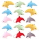 thumbnail image 4 of Llaveros decorativos de 25 uds., llaveros de delfines de felpa para colgar, colgantes de delfines, 4 of 8