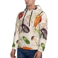 thumbnail image 3 of Bingfone Cute Vegetables Men'S Drawstring Hoodie Long Sleeve Pocket Sweatshirts-Large, 3 of 9
