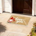 thumbnail image 4 of TIELUTT Envelope Heart Shaped Floor Mat for Valentine's Day Anniversary Wedding Proposal Soft Knit Throw Floor Rug 5x 7 Rug Fuzzy Area Rugs for Living Room Lap Throws, 4 of 6