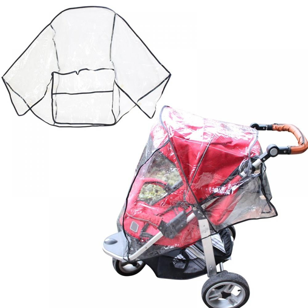 Universal Buggy Baby Kids Pushchair Stroller Pram Transparent Clear Rain Cover 