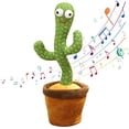 thumbnail image 1 of Juguete Cactus Que Habla Baila con Música 120 Canciones Luz LED no marca cactus, 1 of 5