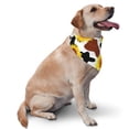 thumbnail image 2 of Bingfone Cow Print Sunflower-Washable Dog Scarf Triangle Adjustable Puppy Bandana Bib Handkerchief For Medium Large Dog Cat, 2 of 9