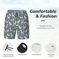 thumbnail image 5 of Lsque Mens Swim Trunks Poodle Dog Pattern - Bathing Suit Compression Liner - Beach Swim Shorts Swimwear - (S-3XL) - Stretch Quick Dry -Small, 5 of 9