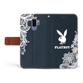 thumbnail image 4 of w/ Optional Pack + for 6.2" Samsung Galaxy S9 + PLUS Case Official PLAYBOY Phone Case Designed Wallet Kickstand Hybrid Purse Screen Flip Cover Rabbit Lotus, 4 of 4