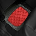 thumbnail image 4 of FH Group Climaproof Rubber Car Floor Mat, Universal 4pc Red Floor Mats with Air Freshener, 4 of 9