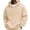 07#Beige, variant on Men's Active Hoodies Fleece Lined Sweatshirts Casual Athletic Workout Pullover With Kangaroo Pocket